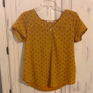 Super Cute Mustard Yellow Top